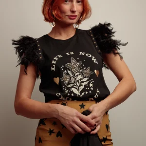 Camiseta Plumas Life Is Now