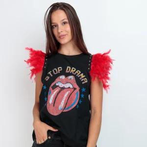 Camiseta Plumas Stop Drama
