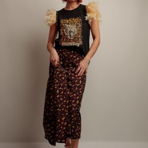 Camiseta Plumas Tigre Print