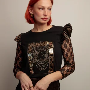 Camiseta Rita Tiger Strass