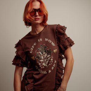 Camiseta Tul Plus Life Is Now