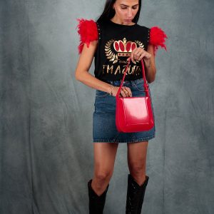 Camiseta Plumas Tachas Queen