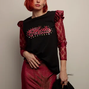 Camiseta Rita Fiesta Granate