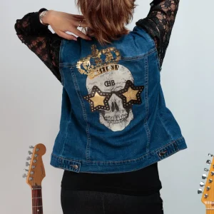 Cazadora Vaquera Skull Festival