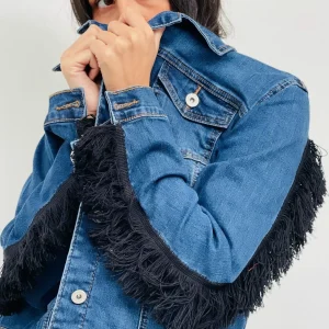 Cazadora Vaquera Flecos Danger