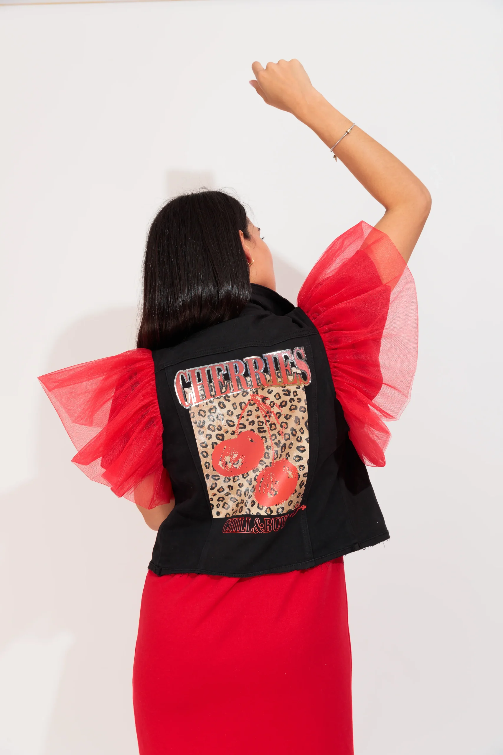 Chaleco Volantes Cherries - Imagen 3