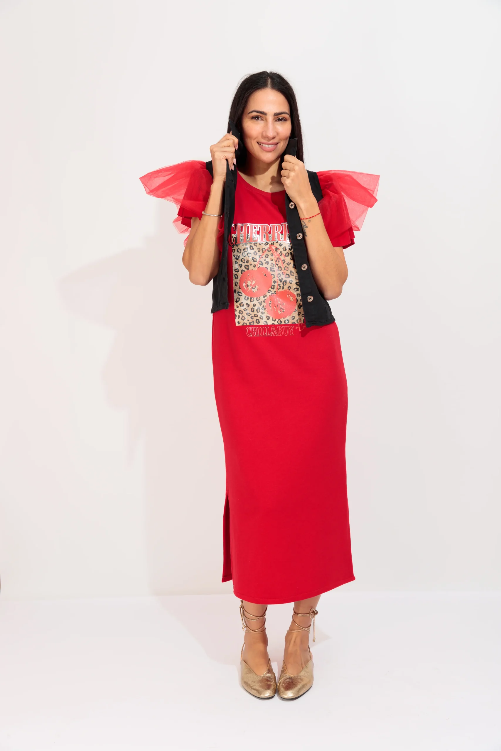 Chaleco Volantes Cherries - Imagen 4