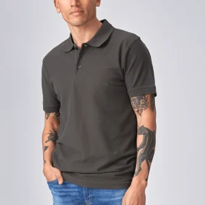 Basic Polo - Gris oscuro