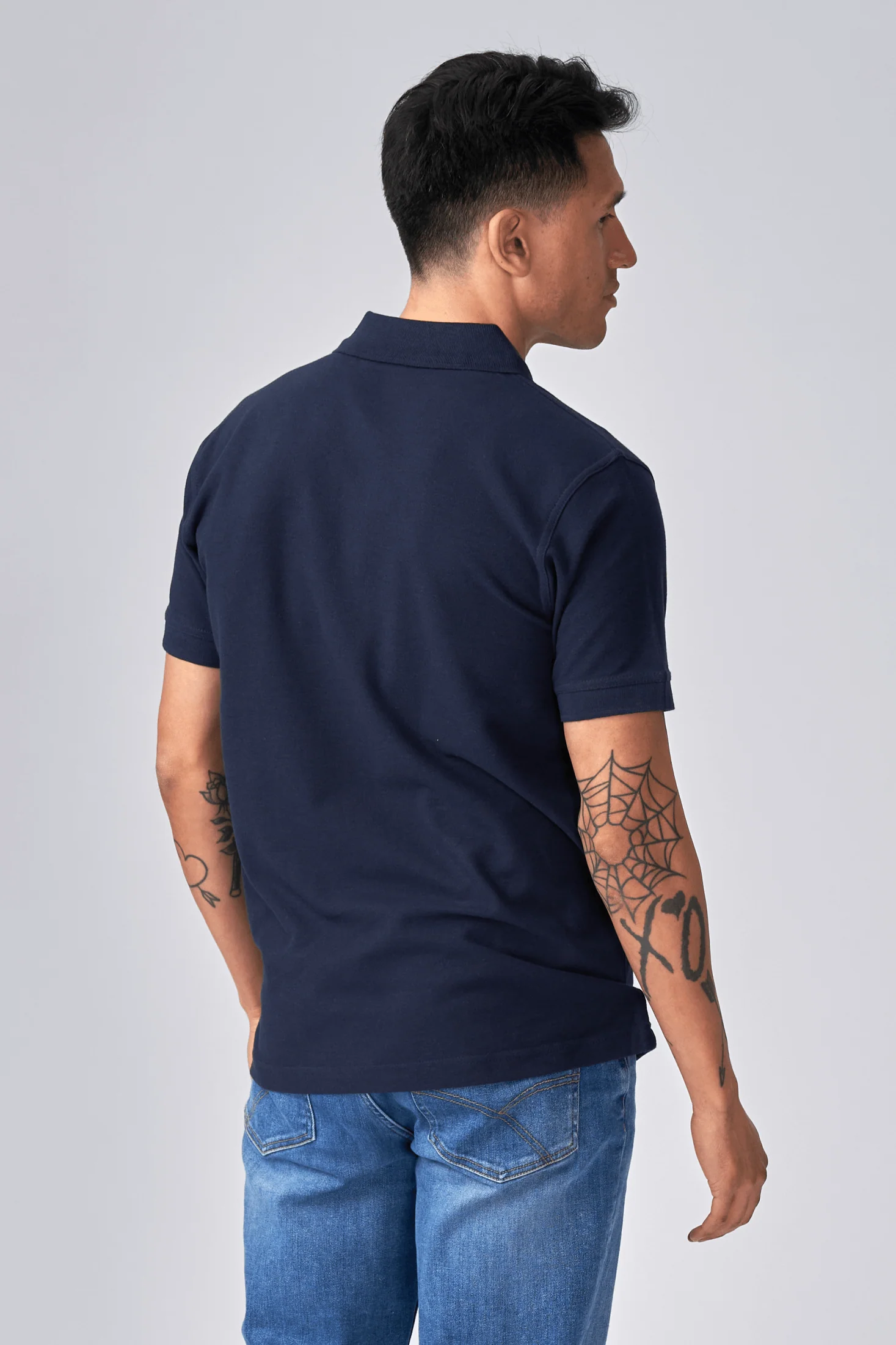 Basic Polo - Azul marino - Imagen 3