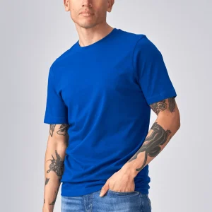 Camiseta básica - azul sueco