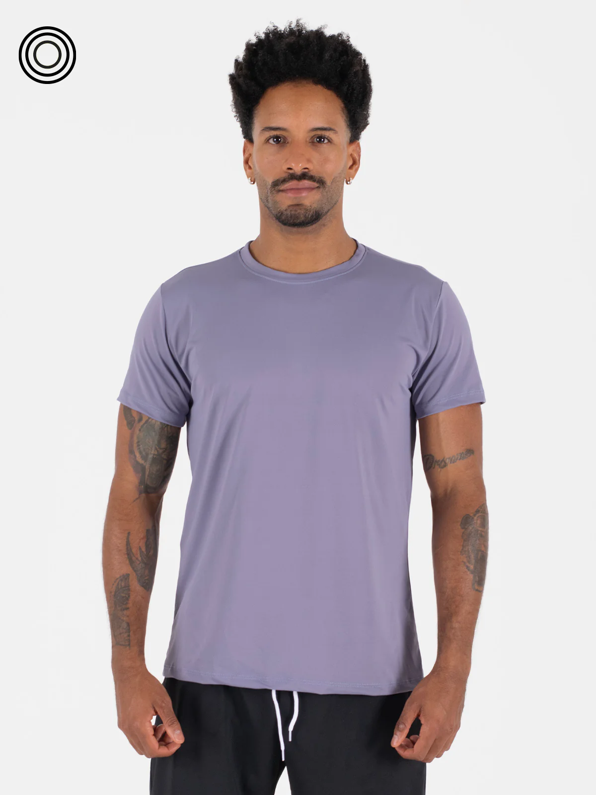 Camiseta basica hombre ibiza morado