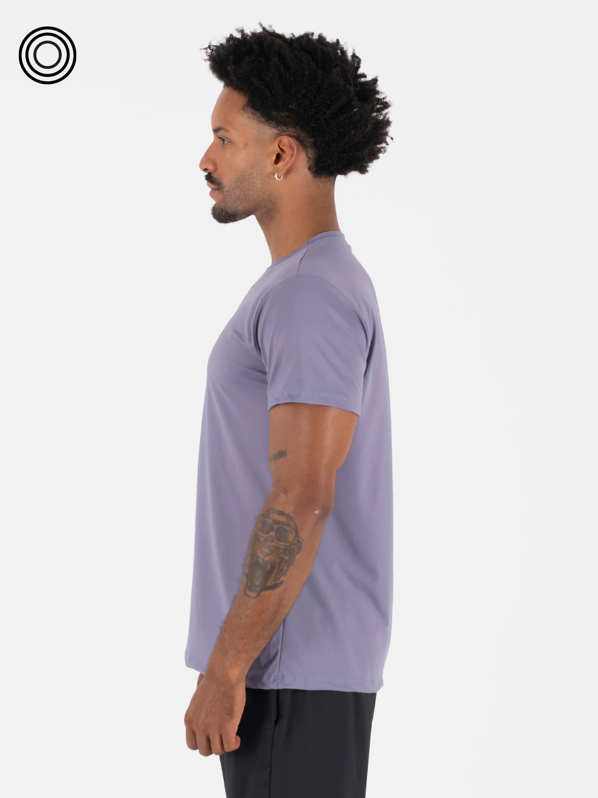 Camiseta basica hombre ibiza morado - Imagen 3