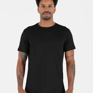 Camiseta basica hombre ibiza negra