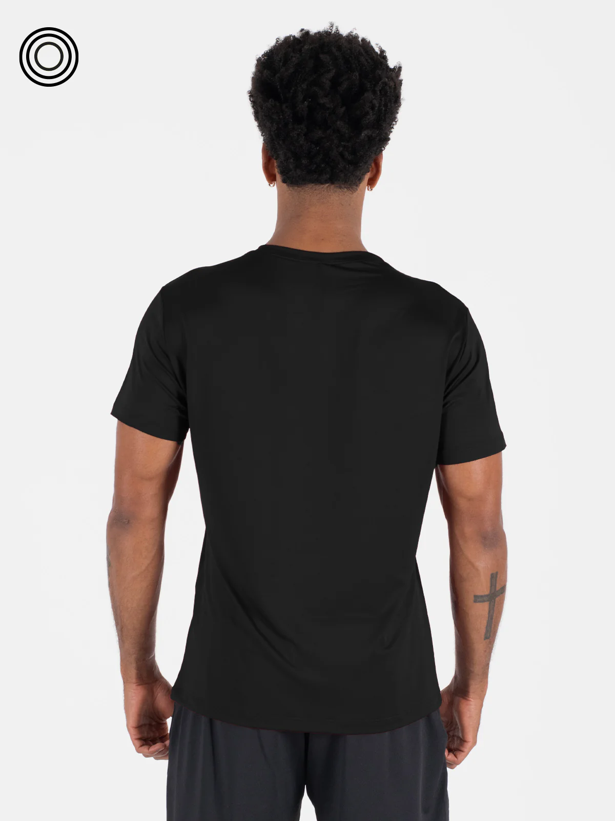 Camiseta basica hombre ibiza negra - Imagen 4