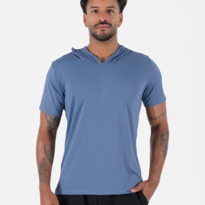 Camiseta capucha ibiza petroleo claro