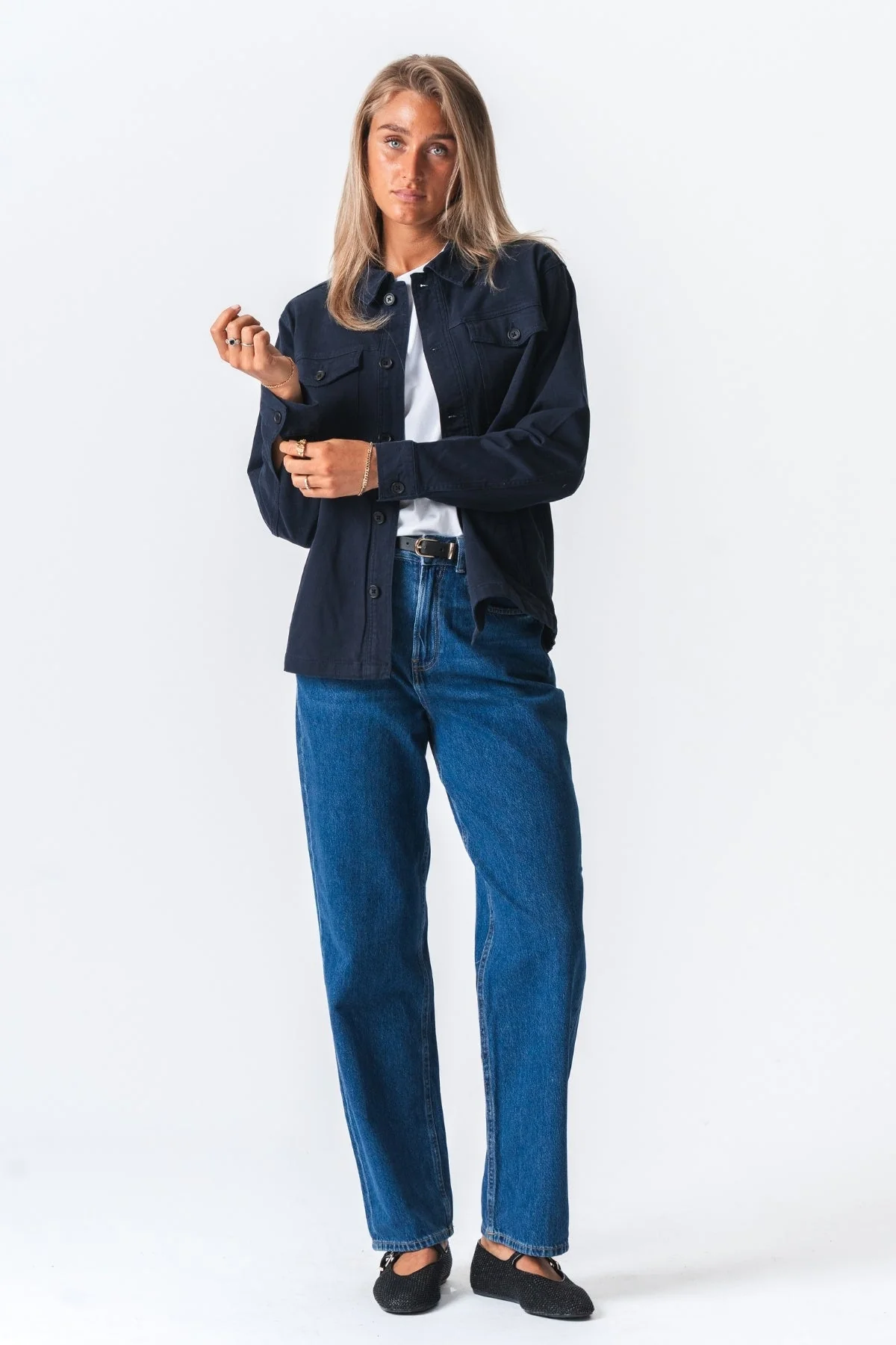 Overshirt de sarga - Army - Imagen 4