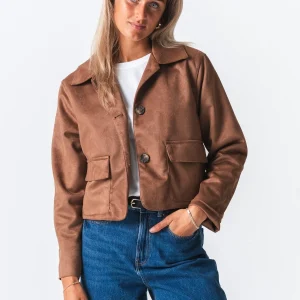 Nelly Chaqueta corta - marrón