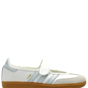 adidas tenis Samba Mary Jane blanco azul