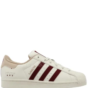N372O Adidas Originals x YU NAGABA Superstar Blanco Borgoña BEIGE VINO