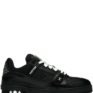 (G5) Tenis LV Trainer Black Total louis vuitton trainer negro total