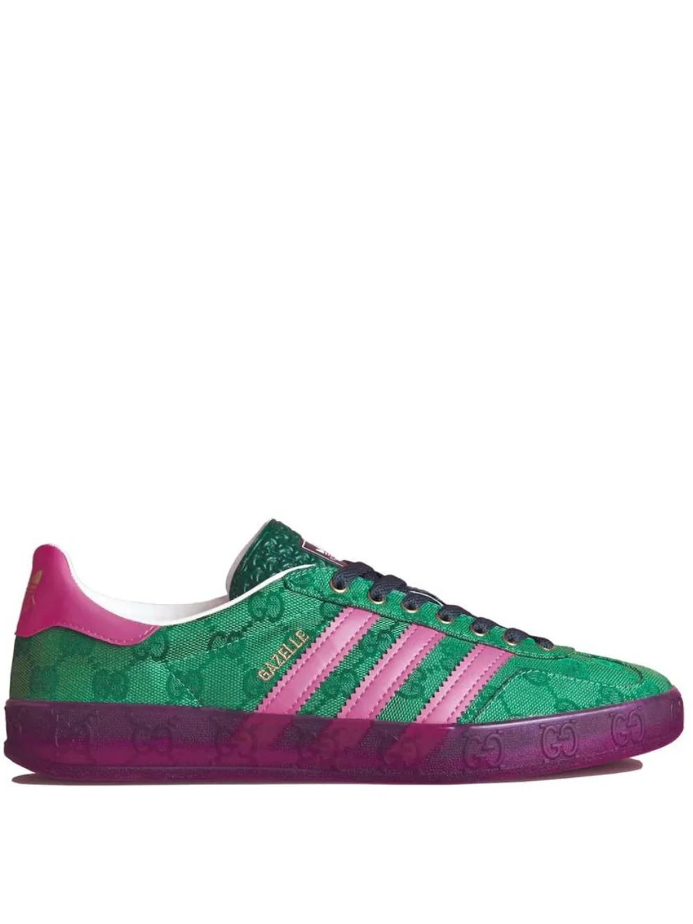 Adidas x Gucci Gazelle Green GG Monogram