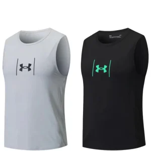 N372O playera under armour sin mangas para ejercicio