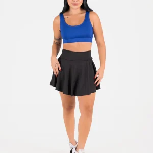 Coqueta faldashort set azul rey