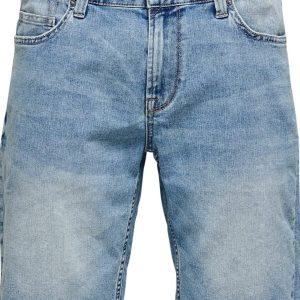 Pantalones cortos de mezclilla - azul claro