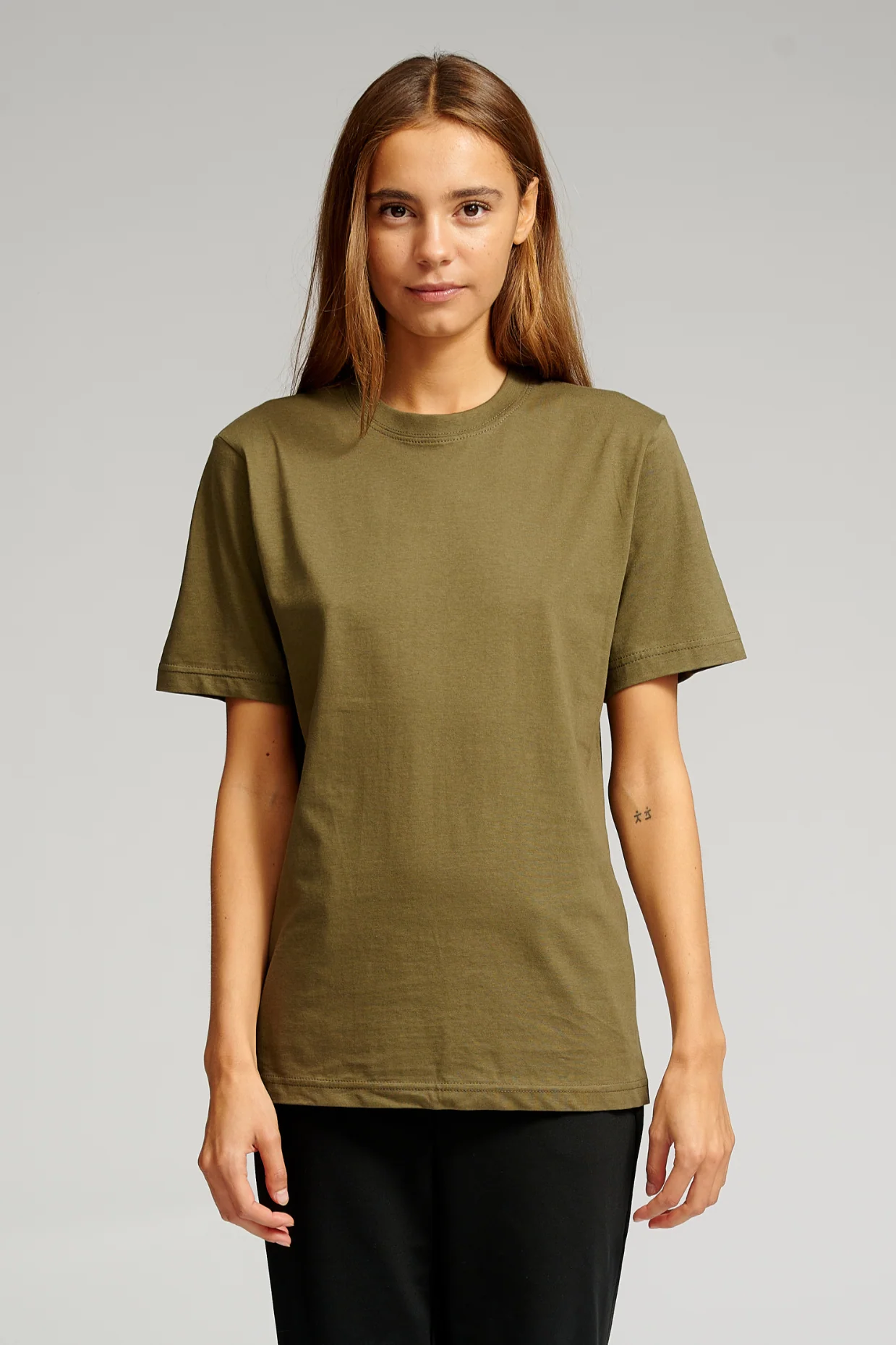 Camiseta de gran tamaño - Green del ejército