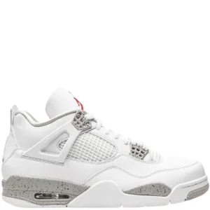 N374O (G5) Jordan tenis Air Jordan 4 Retro "White Oreo"blanco