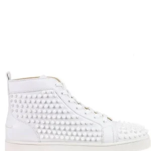 N372O  Christian Louboutin blanco piel bota
