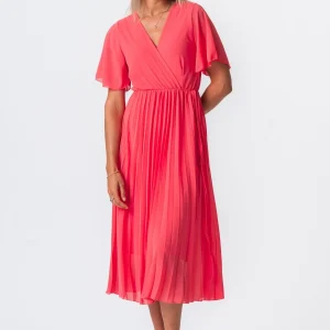 Vestido de Lina - Coral