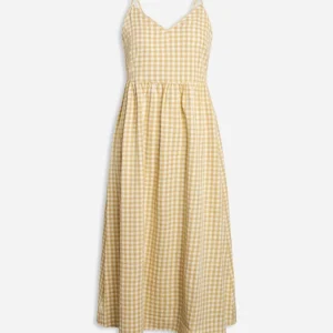 Vestido de era - Amarillo a cuadros