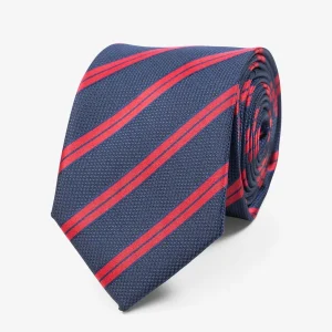 Corbata - Azul Marino/Rojo Oscuro