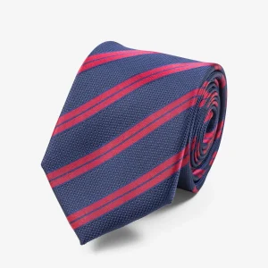 Corbata - Azul Marino/Rojo