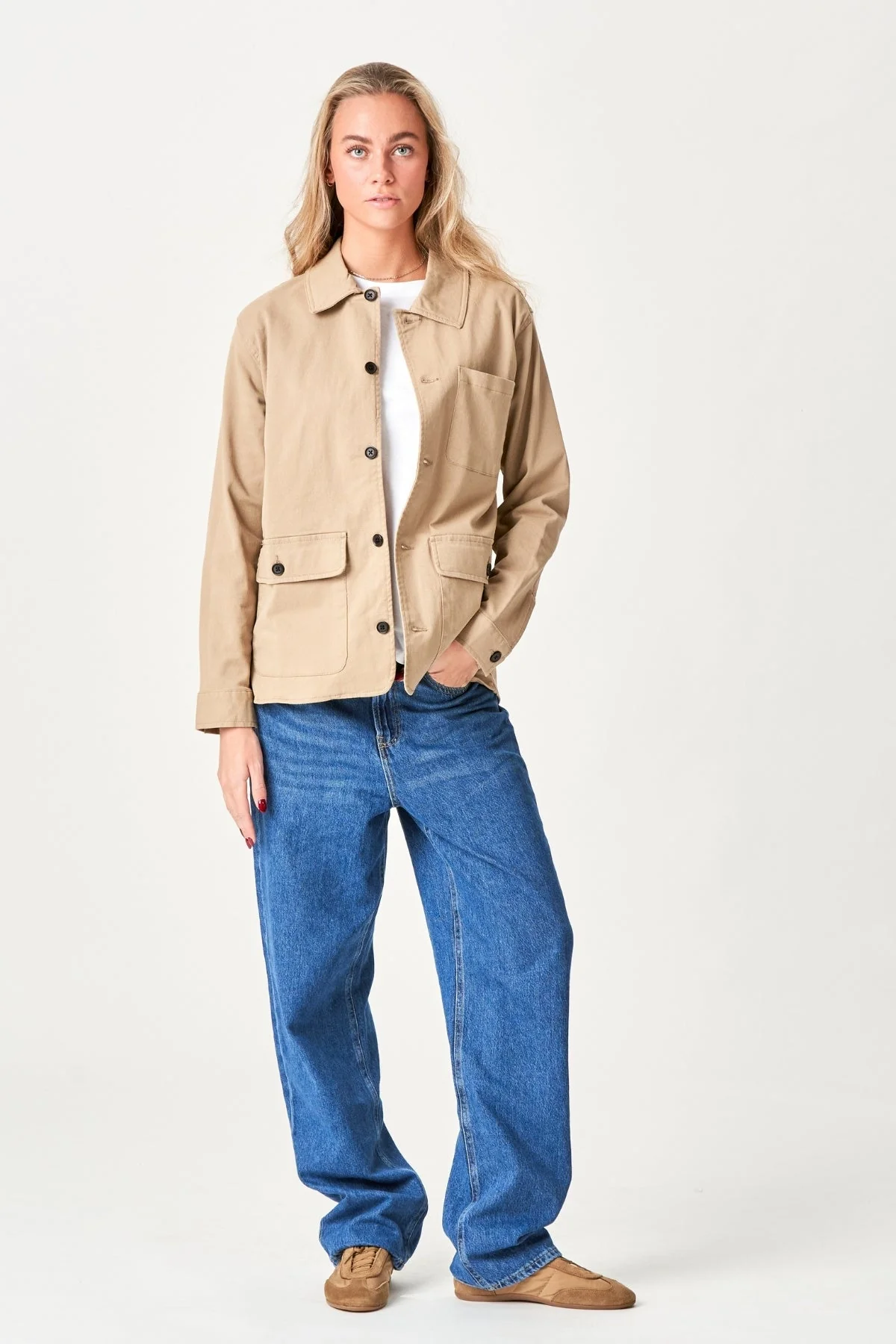 Backet de sarga - beige - Imagen 3