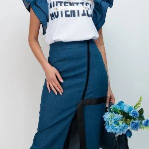 Falda Cintas Vaquera