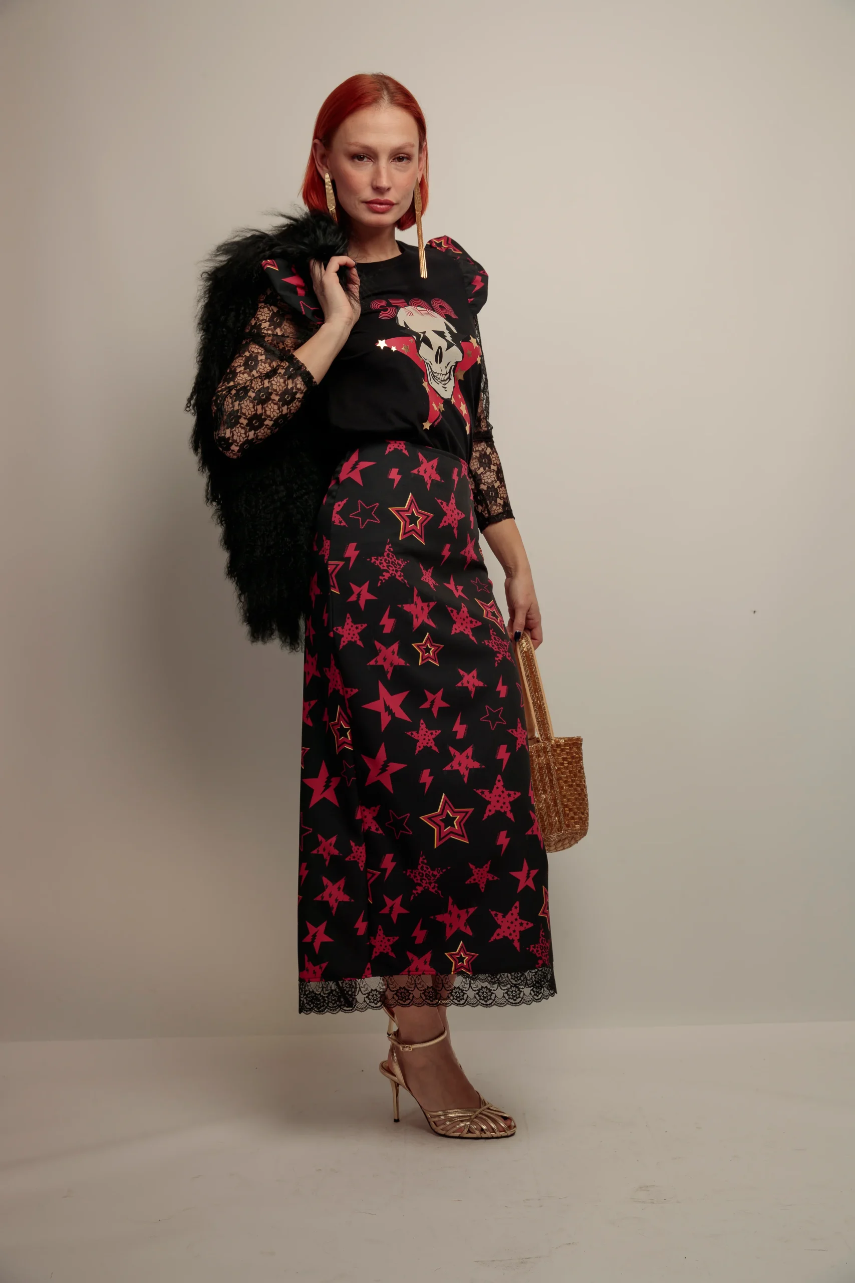 Falda Encaje Fiesta - Imagen 4