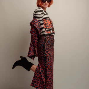 Falda Tachas Caye Azul