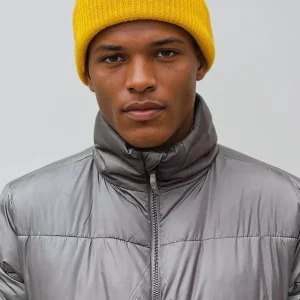 Gorro de punto - Amarillo Polvo