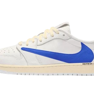 TRAVIS SCOTT X FRAGMENT AIR JORDAN 1 LOW SAIL / MILITARY BLUE