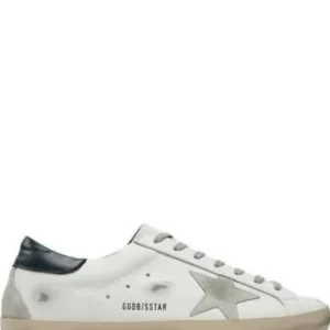 GOLDEN GOOSE Superstar White Leather & black Star Sneaker