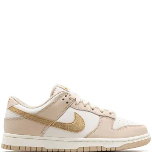 N375O Nike tenis Dunk Low Gold Swoosh