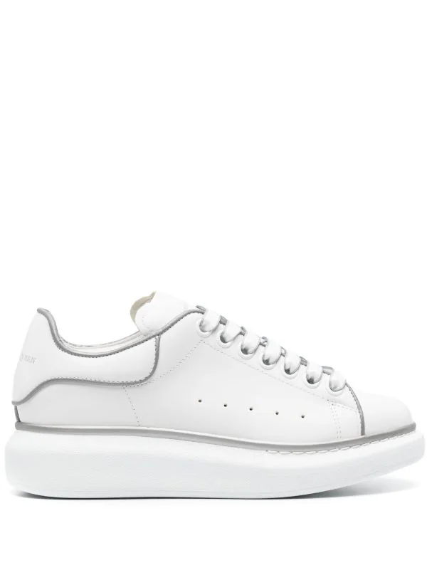 N374O (G5) Alexander McQueen
tenis oversize reflective Alexander mcQueen tenis bajo color Blanco