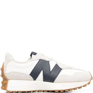 New Balance 327 lace-up sneakers blanco, azul marino