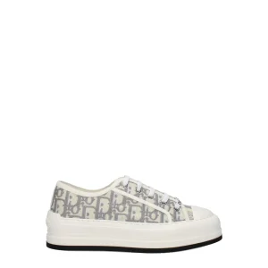Christian Dior Sneakers Women Fabric Beige/Stone