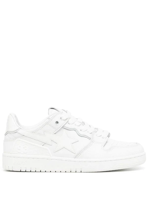 N373O A BATHING APE® tenis bajos BAPE STA Blanco total