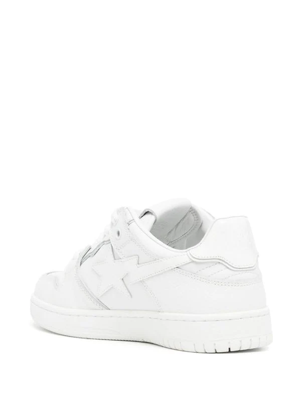 N373O A BATHING APE® tenis bajos BAPE STA Blanco total - Imagen 3