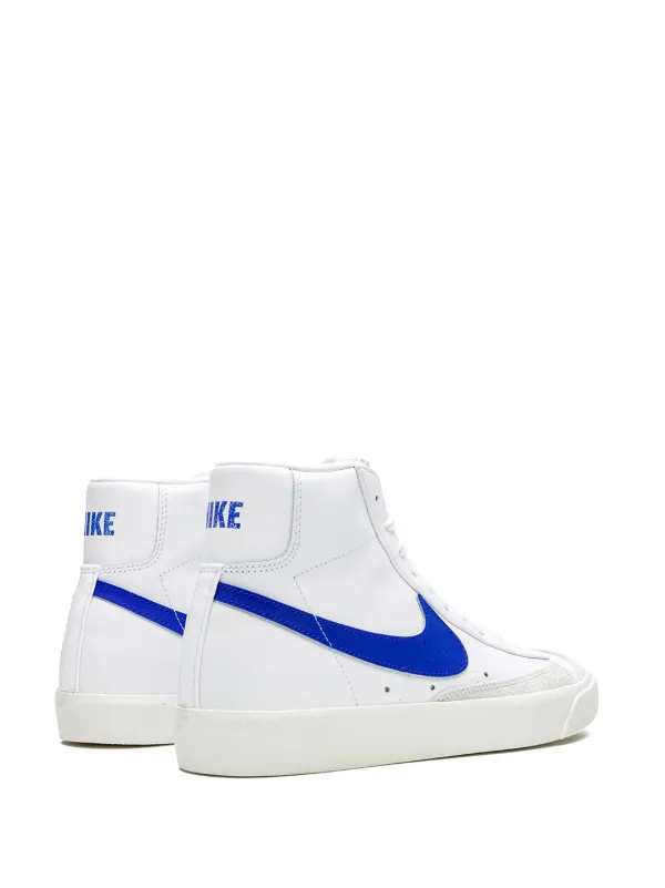 Tenis Nike Blazer Mid '77 Blanco Azul - Imagen 3