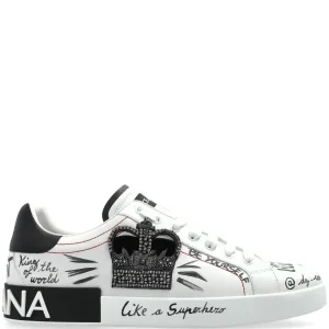Dolce & Gabbana tenis con parche del logo